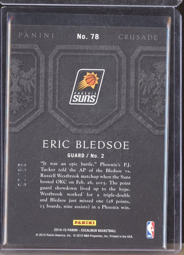 Eric Bledsoe 2014-15 Panini Excalibur 78 Teal Crusade  20/35