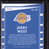 Jerry West 2020-21 Panini Donruss Optic Fast break Signatures