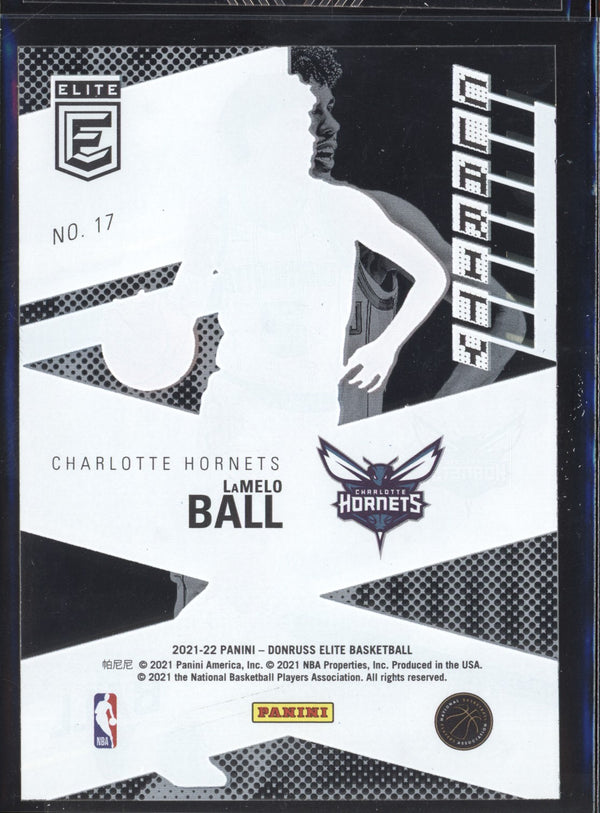 LaMelo Ball 2021-22 Panini Donruss Elite Clarity