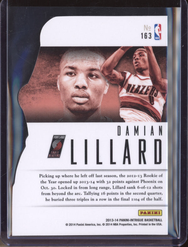 Damian Lillard 2013-14 Panini Intrigue 163 Intriguing Players Die Cut