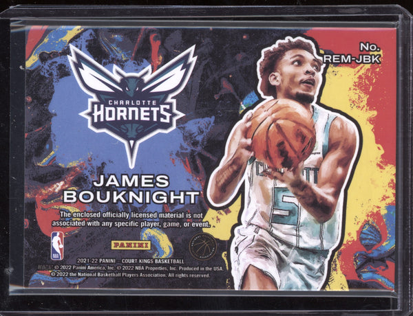 James Bouknight 2021-22 Panini Court Kings Rookie Expression Jersey RC