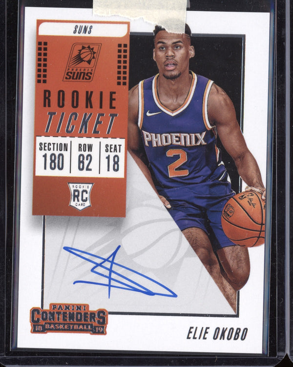 Elie Okobo 2018/19 Panini Contenders Rookie Ticket Auto RC