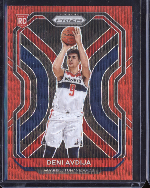 Deni Avdija 2020/21 Panini Prizm Red Wave RC