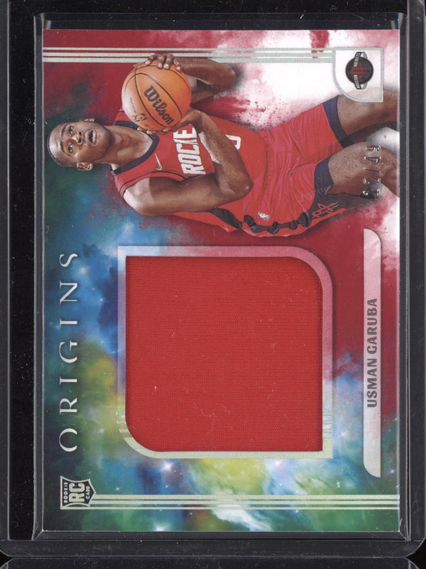 Usman Garuba 2021/22 Panini Origins Rookie Jumbo Jersey RC