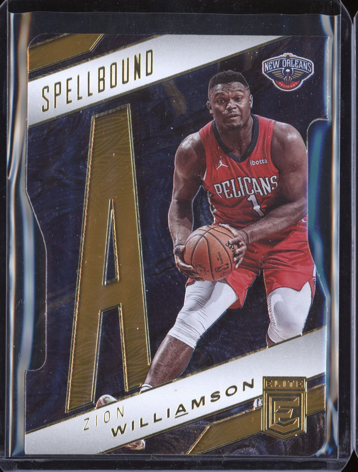 Zion Williamson 2021/22 Panini Elite Spellbound Orange Die-Cut