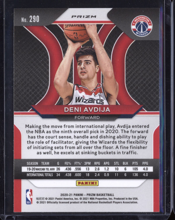 Deni Avdija 2020/21 Panini Prizm Red Wave RC