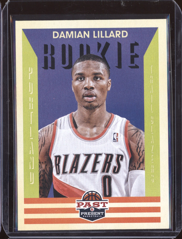 Damian Lillard 2012-13 Panini Past & Present 249 RC