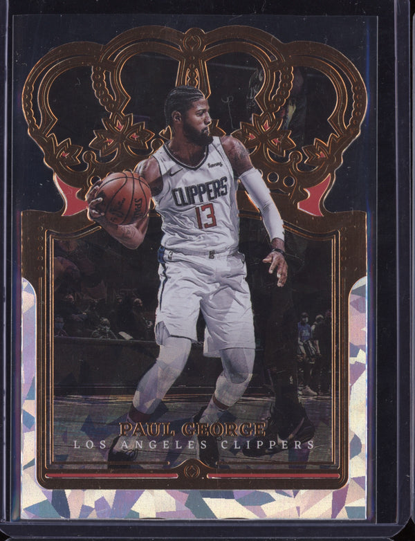 Paul George 2021-22 Panini Crown Royale Cracked Ice