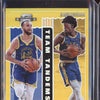 Stephen Curry/James Wiseman 2020 Panini Contenders Optic Team Tandems Gold  8/10