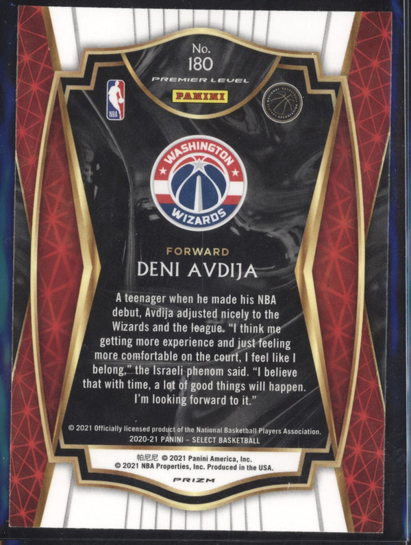 Deni Avdija 2020-21 Panini Select 180 Premier Level Silver RC