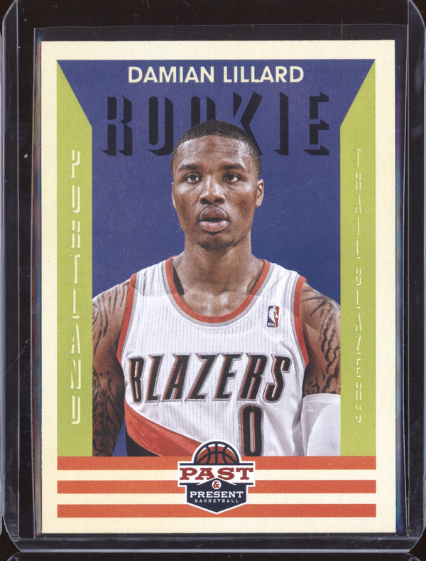 Damian Lillard 2012-13 Panini Past & Present 249 RC