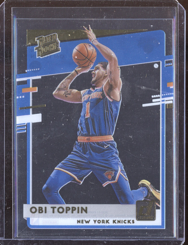 Obi Toppin 2020-21 Panini Clearly Donruss Gold  RC