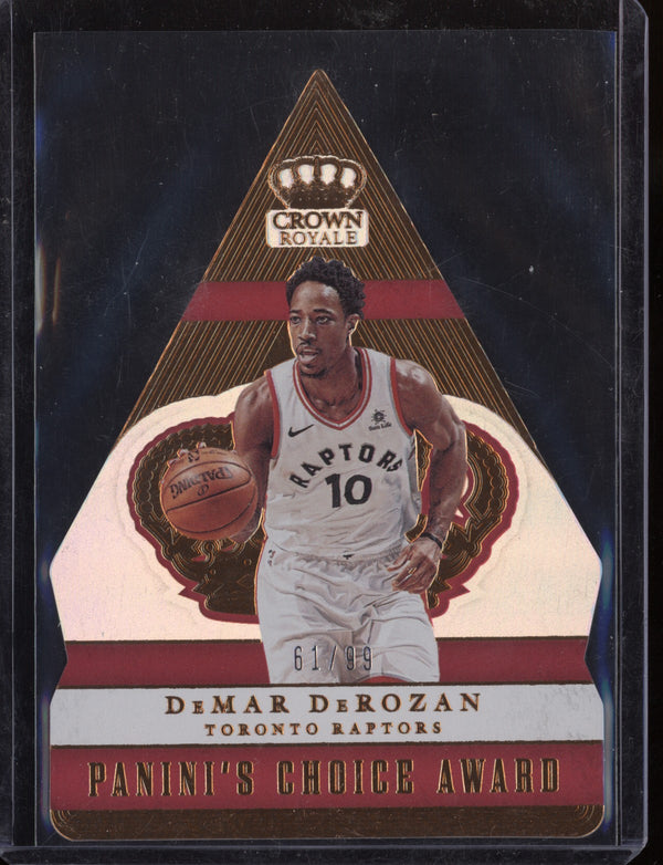 DeMar DeRozan 2017/18 Panini Crown Royale Panini's Choice Award  61/99