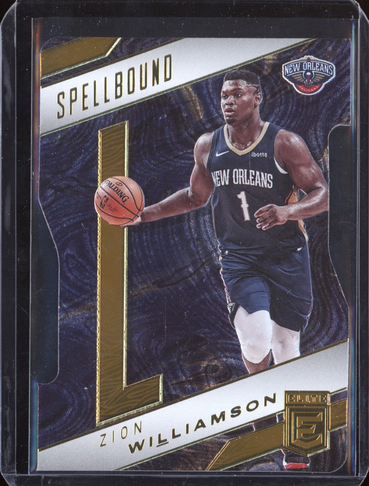 Zion Williamson 2021/22 Panini Elite Spellbound Orange Die-Cut