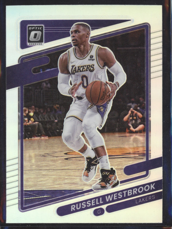 Russell Westbrook 2020-21 Panini Donruss Optic 76 Holo