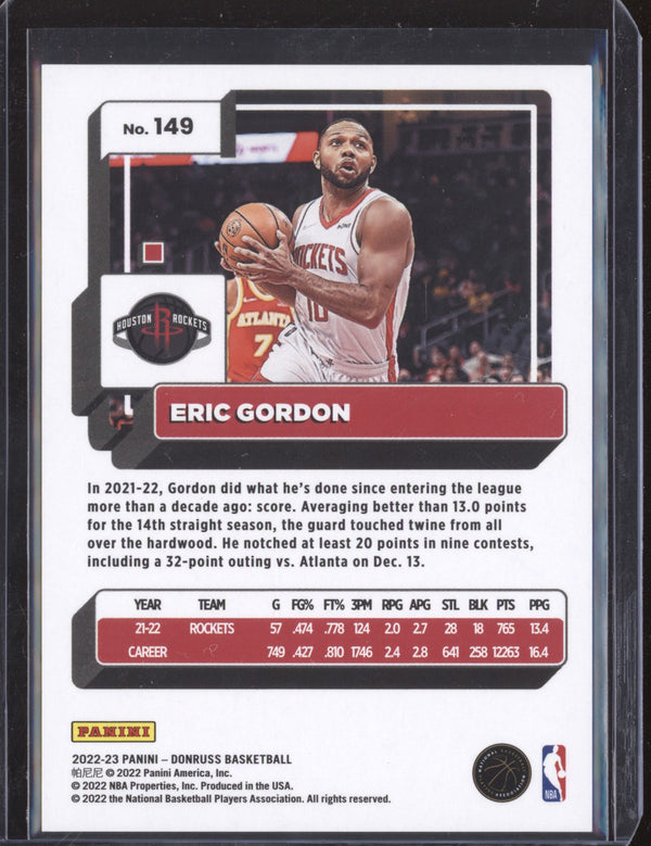 Eric Gordon 2022-23 Panini Donruss 149 Choice Red 53/99