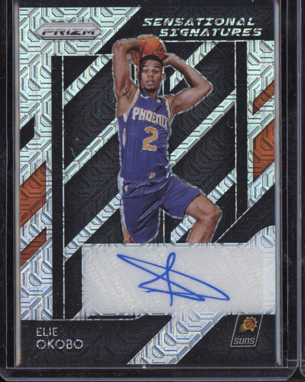 Elie Okobo 2018/19 Panini Prizm Sensational Signatures Mojo RC 25/25