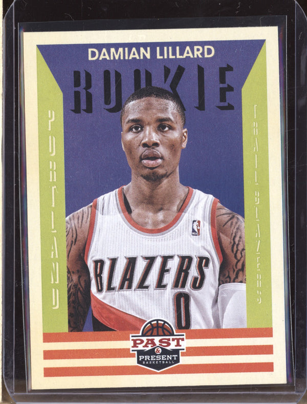 Damian Lillard 2012-13 Panini Past & Present 249 RC