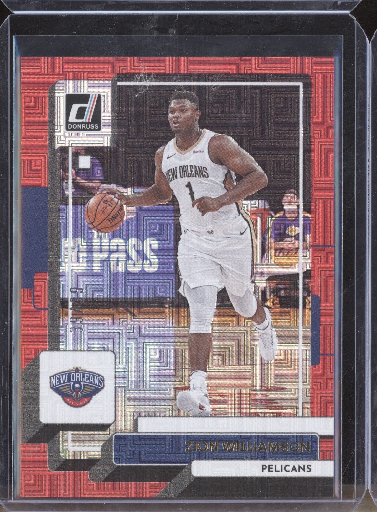 Zion Williamson 2022-23 Panini Donruss 164 Choice Red 39/99