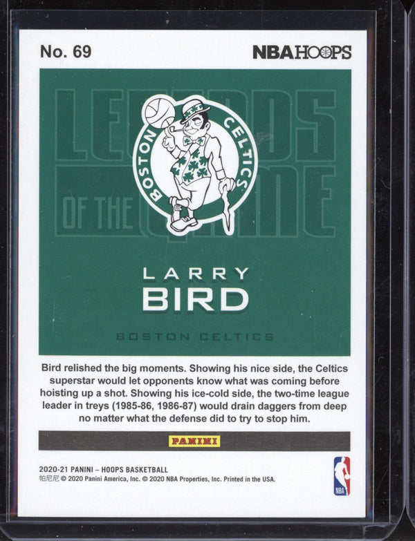 Larry Bird 2020-21 Panini Hoops Legends of the Game 304/699