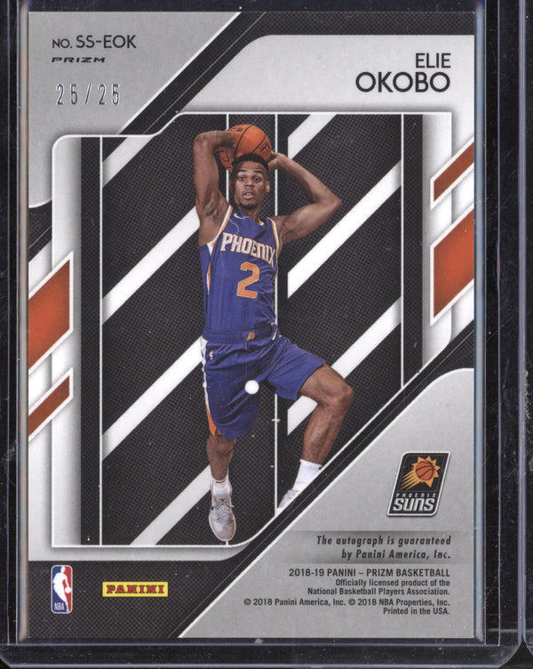 Elie Okobo 2018/19 Panini Prizm Sensational Signatures Mojo RC 25/25