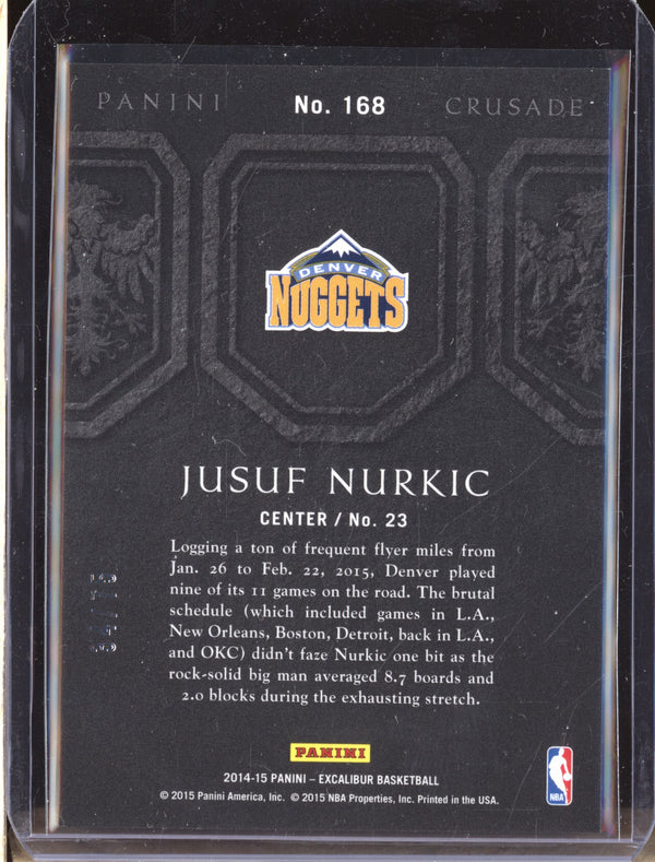 Jusuf Nurkic 2014-15 Panini Excalibur 168 Crusade Purple RC 34/75