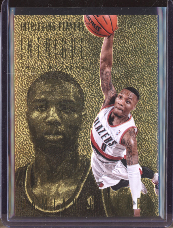 Damian Lillard 2013-14 Panini Intrigue 168 Intriguing Players Gold 5/10