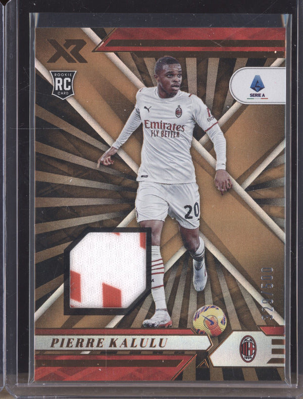 Pierre Kalulu 2021-22 Panini Chronicles Soccer 104 XR Jersey Patch 329/500