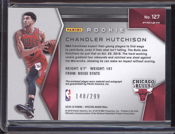 Chandler Hutchinson 2018-19 Panini Spectra RC 148/299