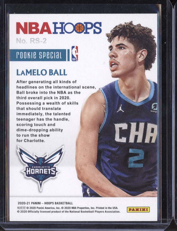 Lamelo Ball 2020-21 Panini Hoops Rookie Special RC