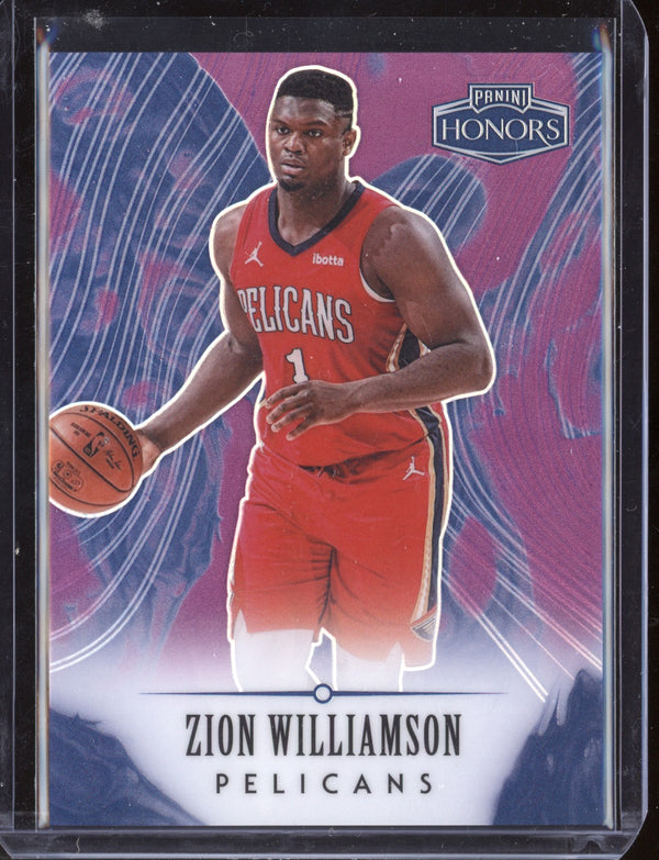 Zion Williamson 2020/21 Panini Chronicles Honors Purple 20/49