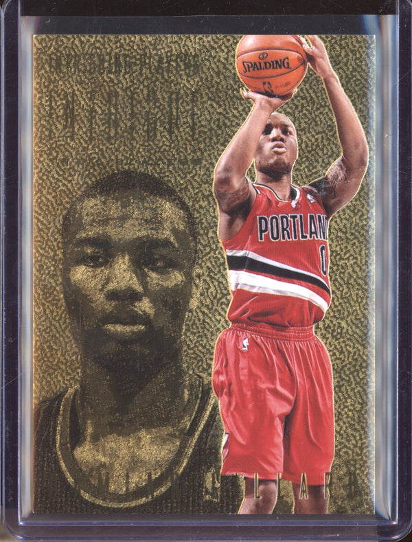 Damian Lillard 2013-14 Panini Intrigue 161 Intriguing Players Gold 6/10