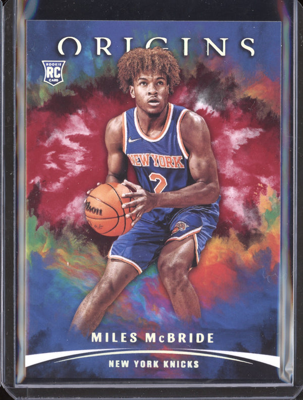 Miles McBride 2021/22 Panini Origins Red RC