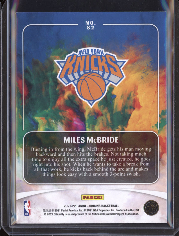 Miles McBride 2021/22 Panini Origins Red RC