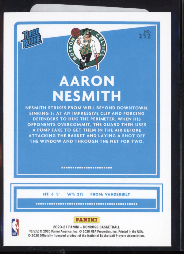 Aaron Nesmith 2020/21 Panini Donruss Choice RC