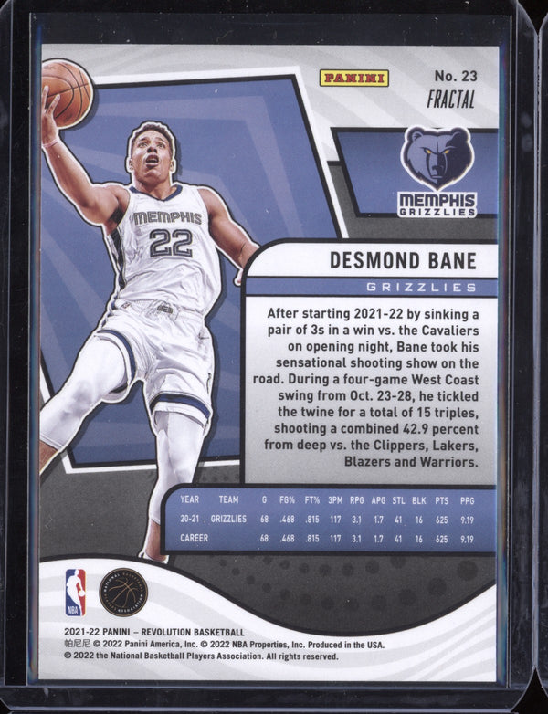 Desmond Bane 2021-22 Panini Revolution Fractal