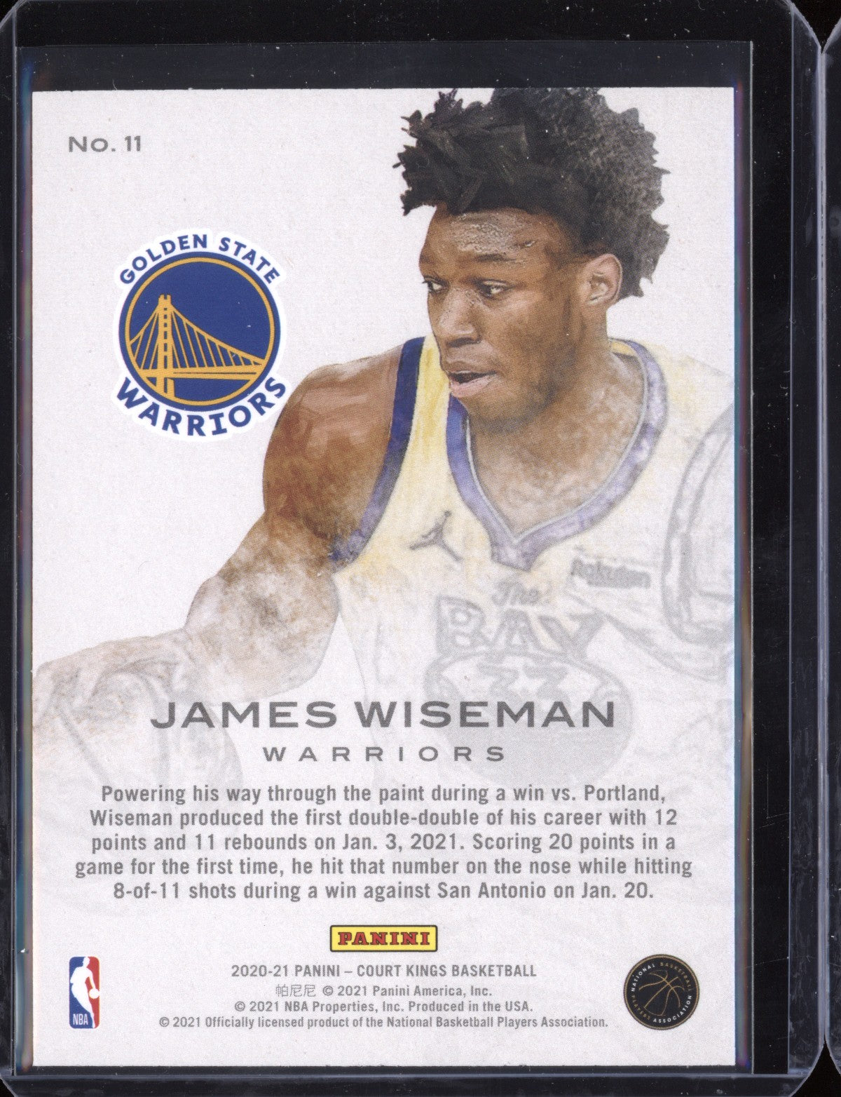 正規販売James Wiseman 2020-21 Court Kings RC Acetate Rookie Warriors Rookie Card ウォーリアーズ ルーキー Panini NBA その他