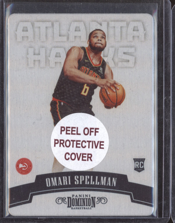 Omari Spellman 2018-19 Panini Dominion 119 Metal RC 9/199