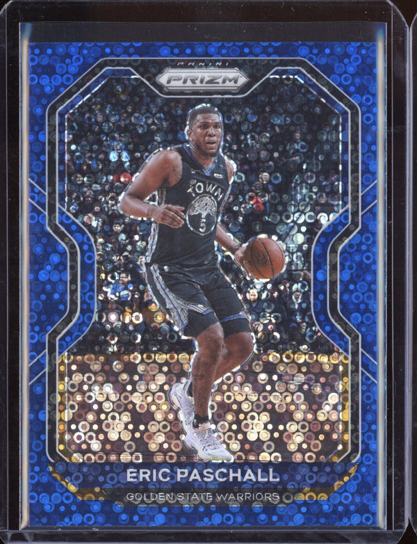 Eric Paschall 2020 Panini Prizm Basketball Fast Break Blue Prizm 98/175