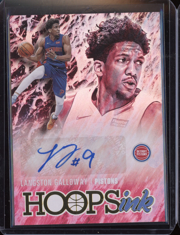 Langston Galloway 2020-21 Panini Hoops Hoops Ink