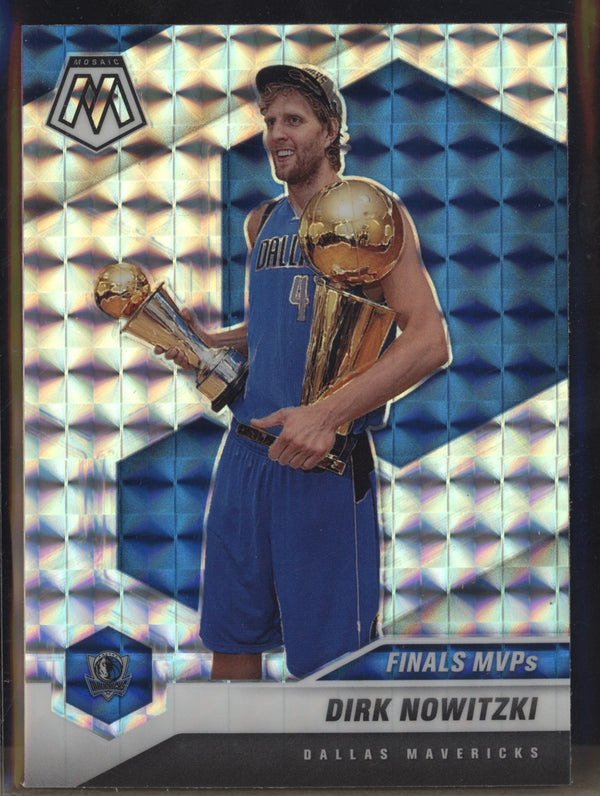 Dirk Nowitzki 2020-21 Panini Mosaic 298 Finals MVP Mosaic