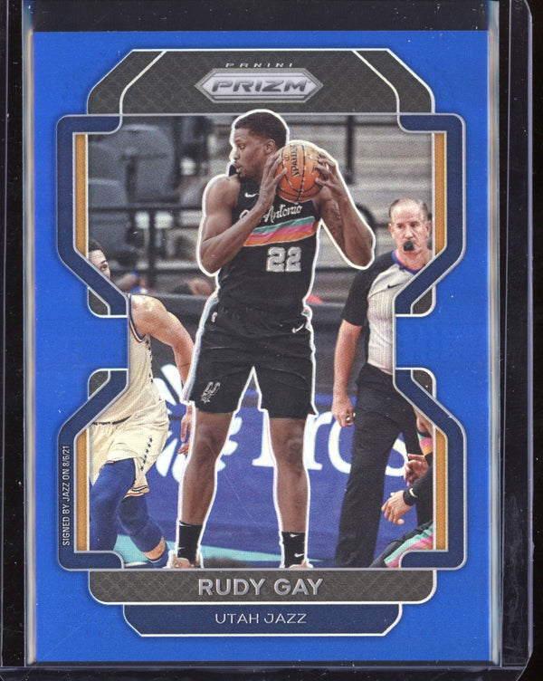 Rudy Gay 2021-22 Panini Prizm Blue 82/199