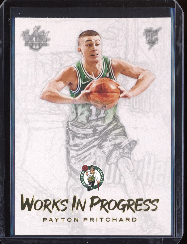 Payton Pritchard 2020-21 Panini Court Kings Works in Progress RC