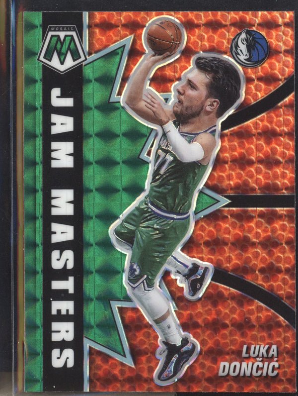 Luka Doncic 2020-21 Panini Mosaic 12 Jam Masters Green