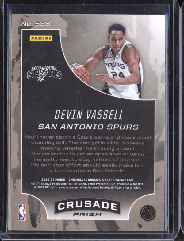 Devin Vassell 2020/21 Panini Chronicles Crusade Silver RC