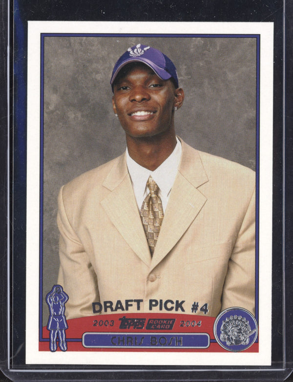 Chris Bosh 2003 Topps  Draft Pick 4 RC