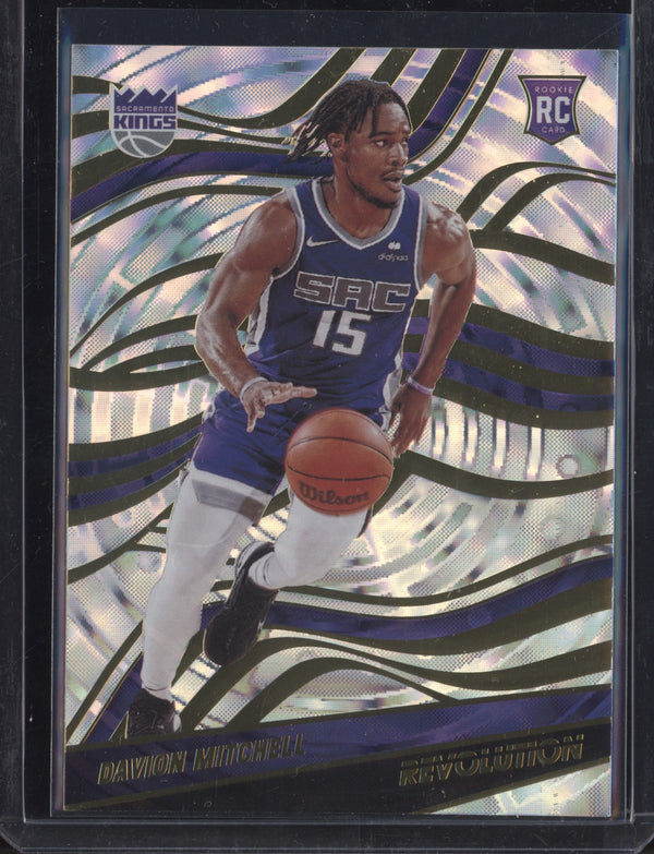 Davion Mitchell 2021-22 Panini Revolution Fractal RC