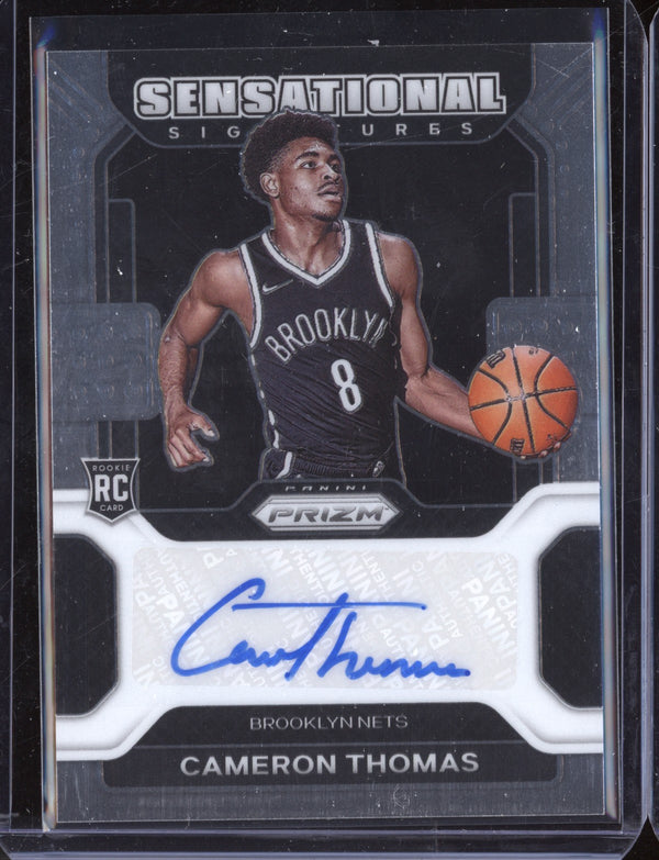 Cameron Thomas 2021-22 Panini Prizm Sensational Signatures RC