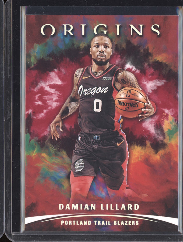 Damian Lillard 2021/22 Panini Origins Red