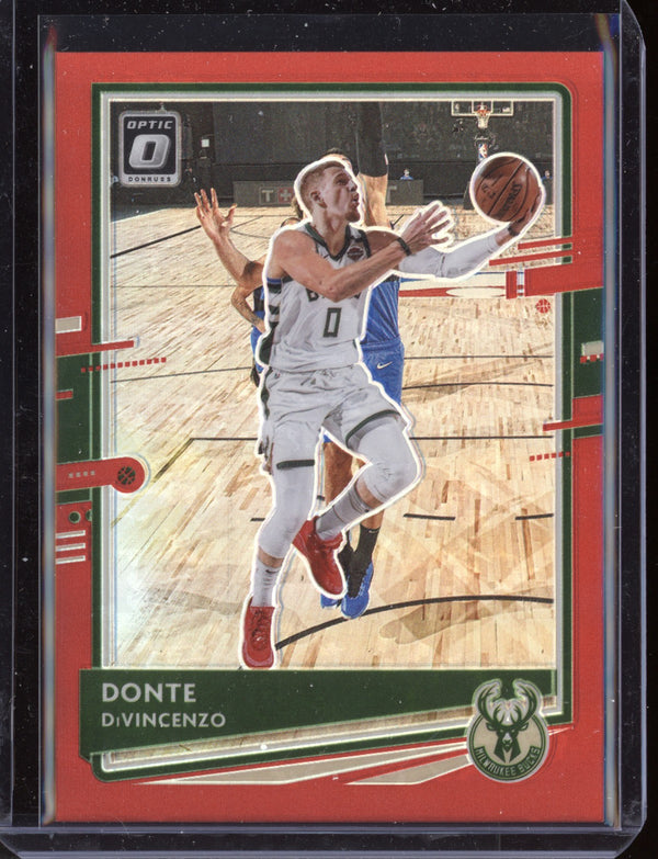 Donte DiVincenzo 2020-21 Panini Optic Red Holo 1/199